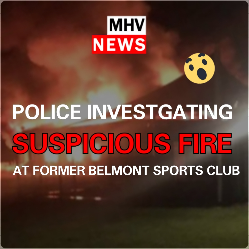 Read more about the article Suspicious fire at former sports club – Belmont