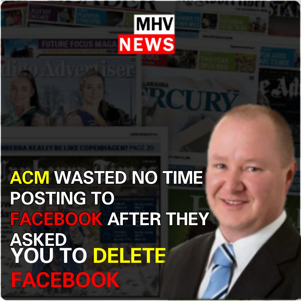 You are currently viewing THE HYPOCRISY OF ACM TO RETURN TO FACEBOOK AFTER ASKING YOU TO DELETE FACEBOOK