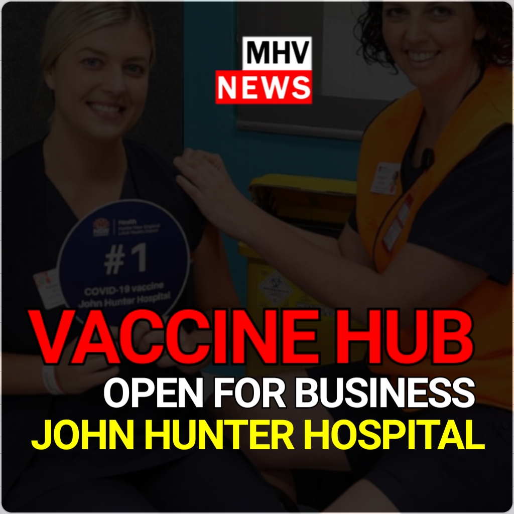 Read more about the article HUNTER COVID-19 VACCINATION HUB OPEN FOR BUSINESS