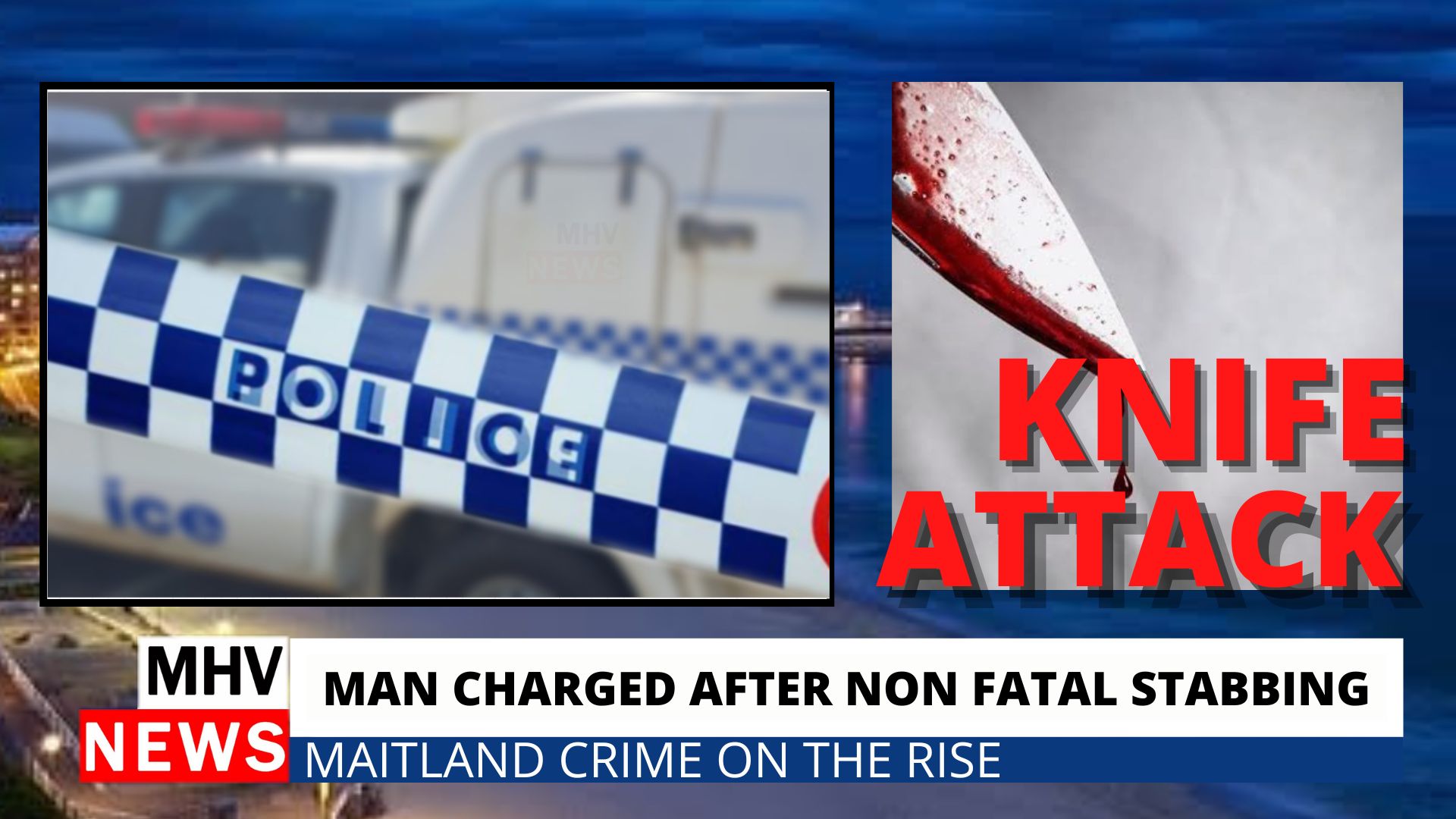 Read more about the article Man charged after non fatal stabbing – Maitland