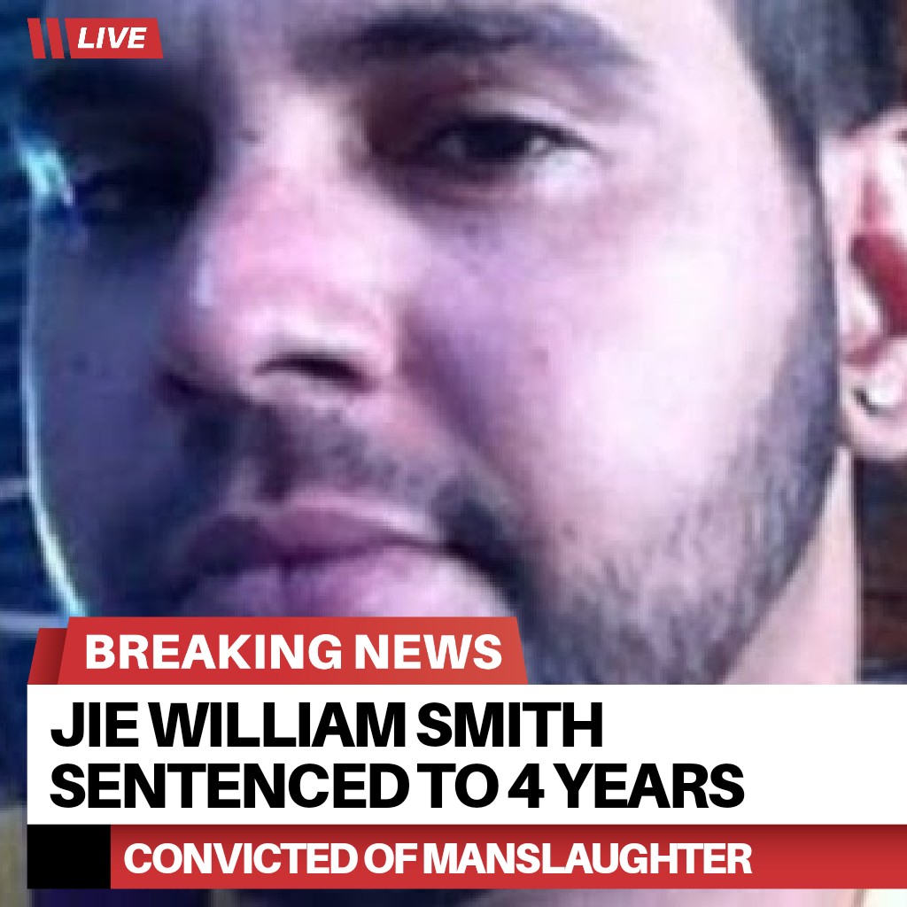 You are currently viewing Jie William Smith Sentenced to four years nine months in prison for manslaughter