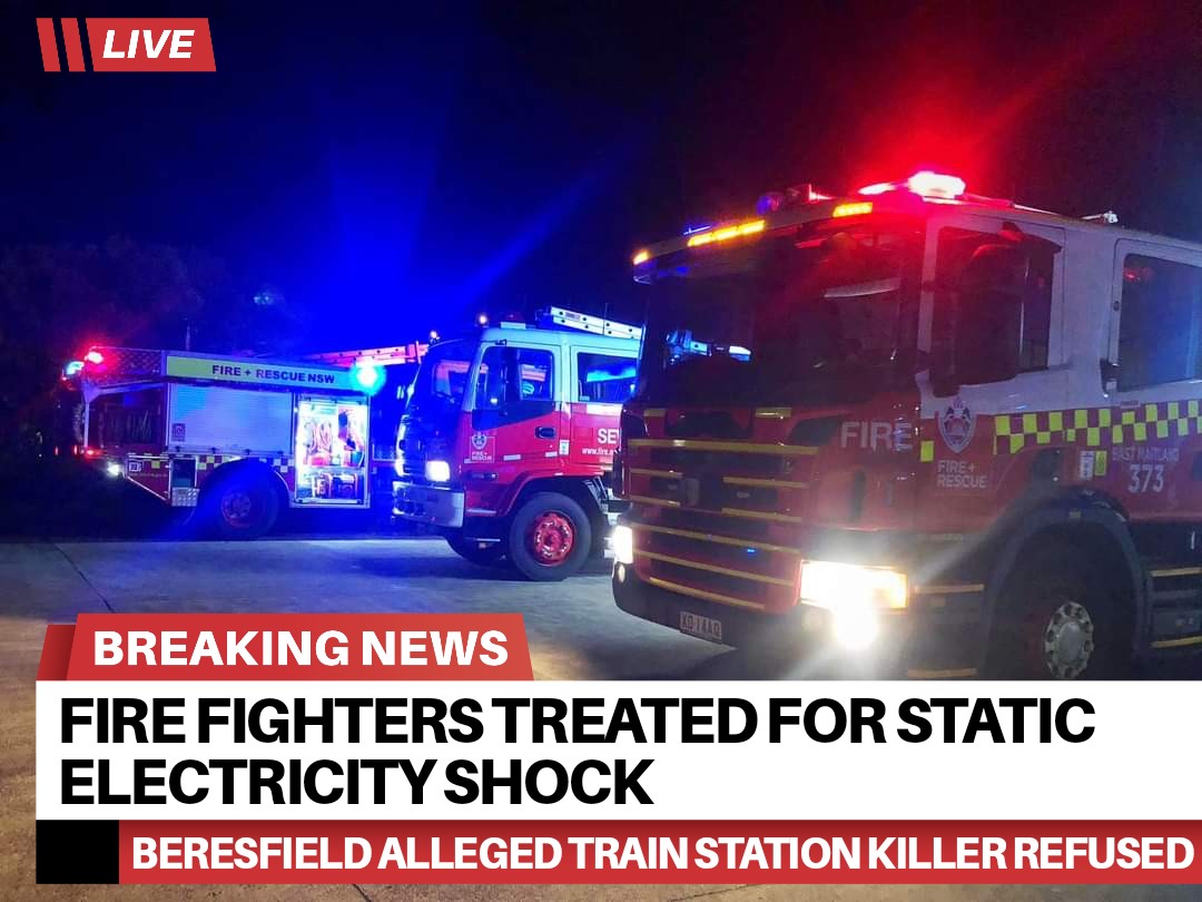 You are currently viewing Fire Fighters treated for static electricity shock