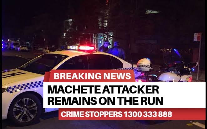 Read more about the article Machete attacker renains on the run – Woy Woy