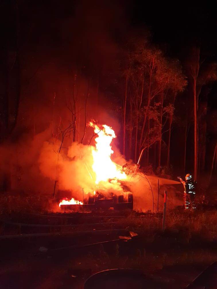 Read more about the article Fiery truck crash – Belford