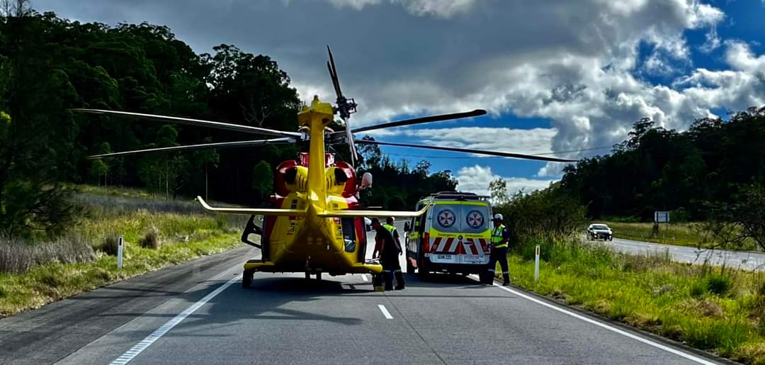 Read more about the article Woman flown to John Hunter Hospital after Campervan roll over.