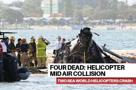 Read more about the article FOUR DEAD:  HELICOPTER MID AIR COLLISION