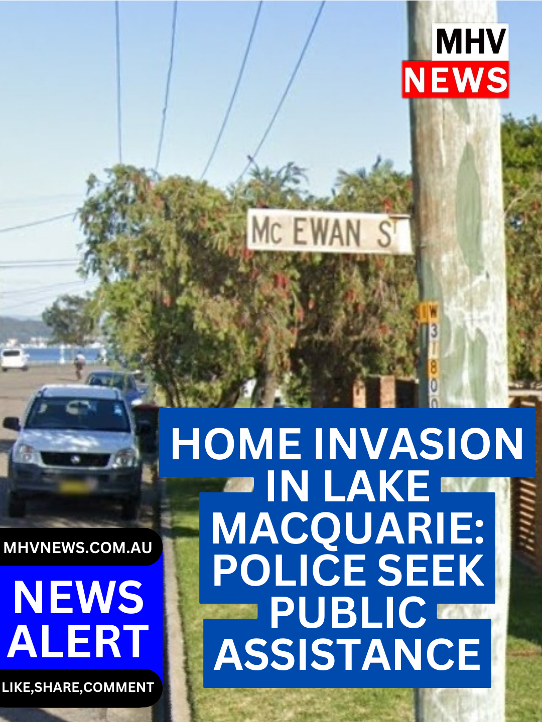 Read more about the article Home Invasion in Lake Macquarie: Police Seek Public Assistance