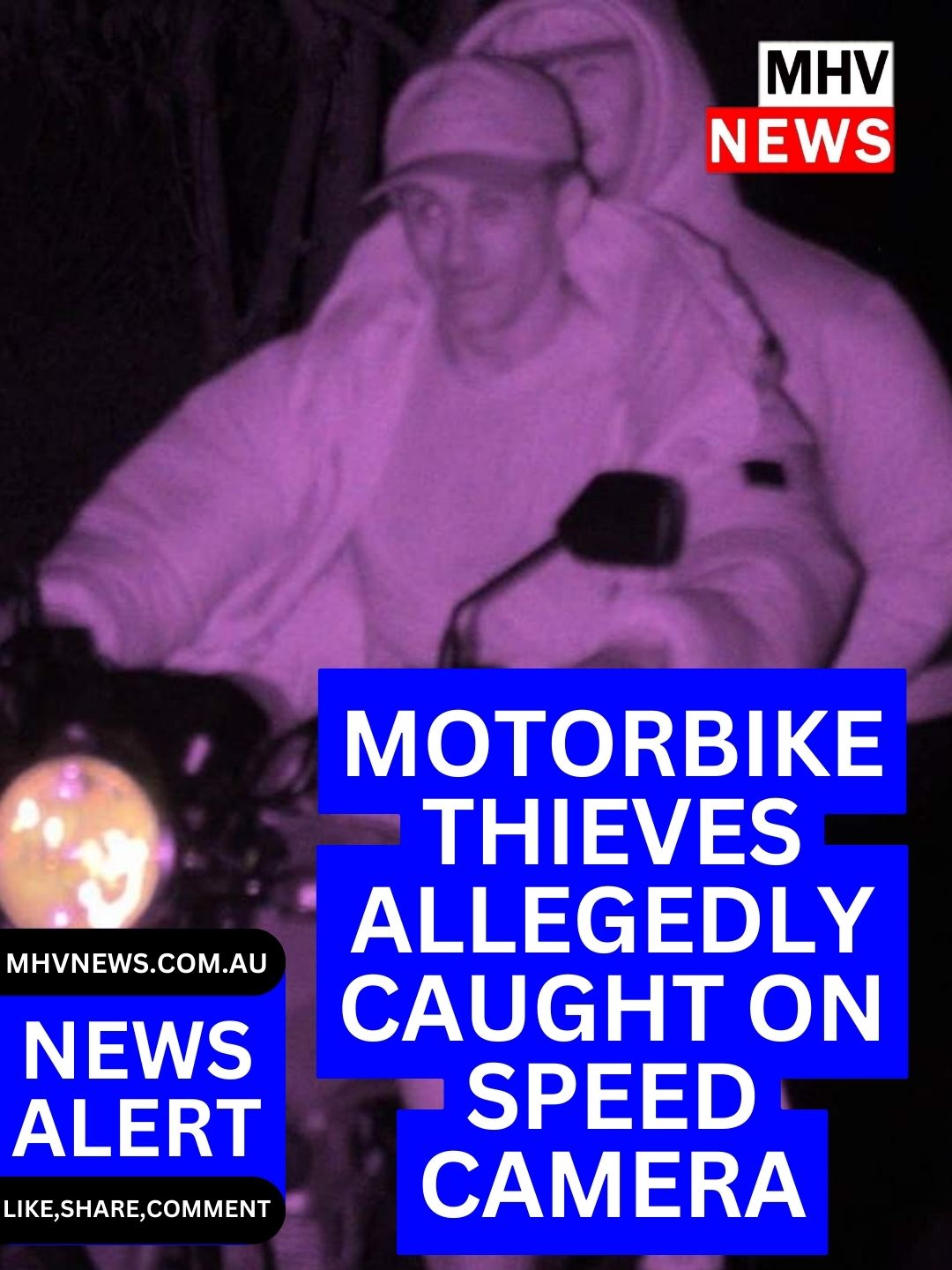 You are currently viewing News Update: Motorbike Thieves Allegedly Caught on Speed Camera