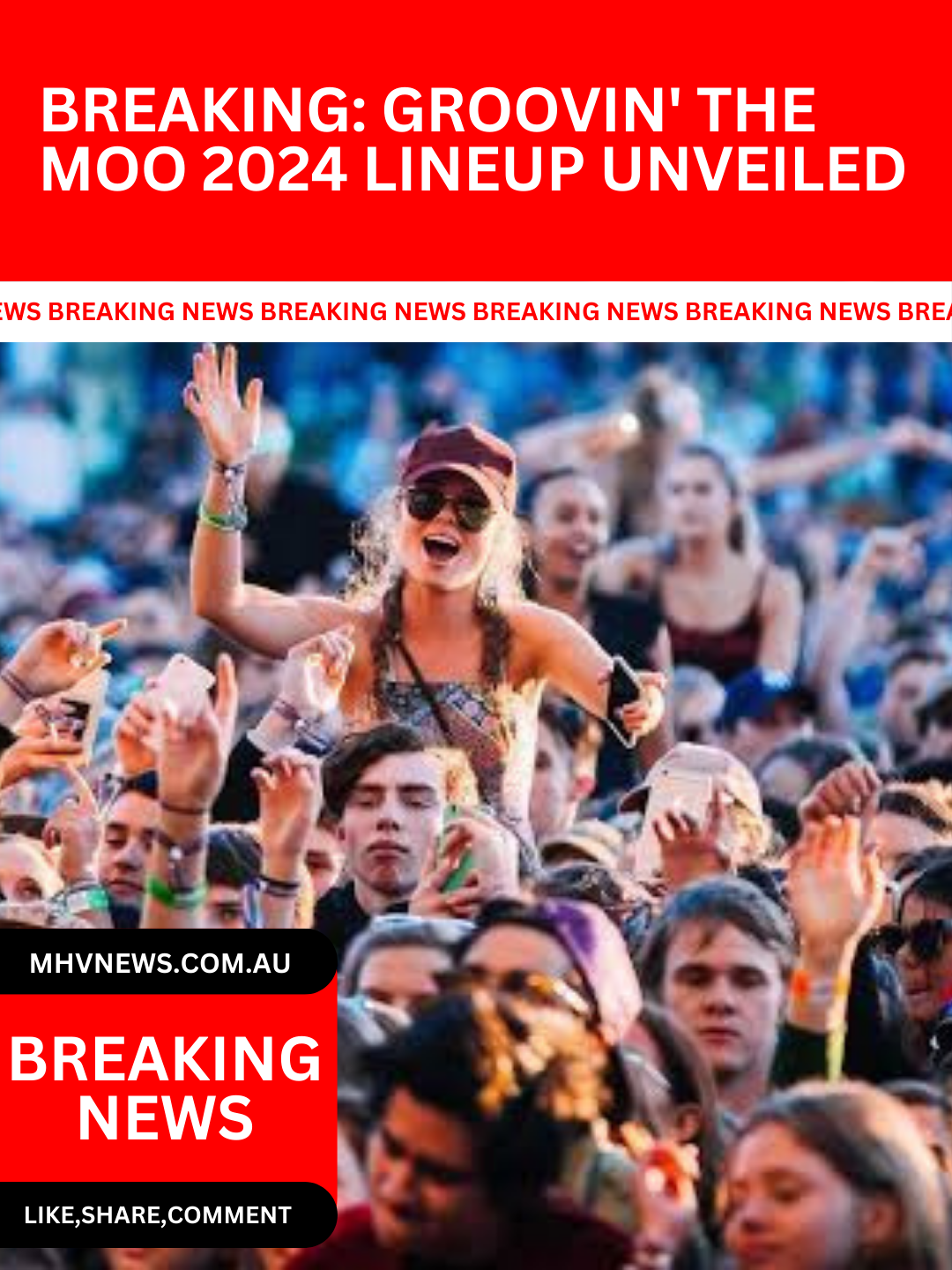 Read more about the article Breaking: Groovin’ the Moo 2024 Lineup Unveiled
