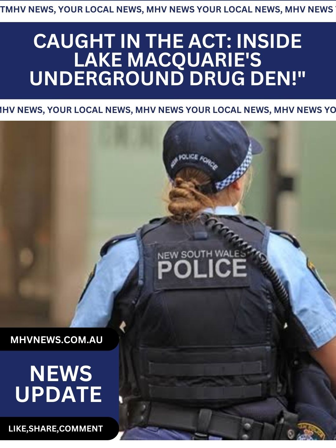Read more about the article Caught in the Act: Inside Lake Macquarie’s Underground Drug Den!”