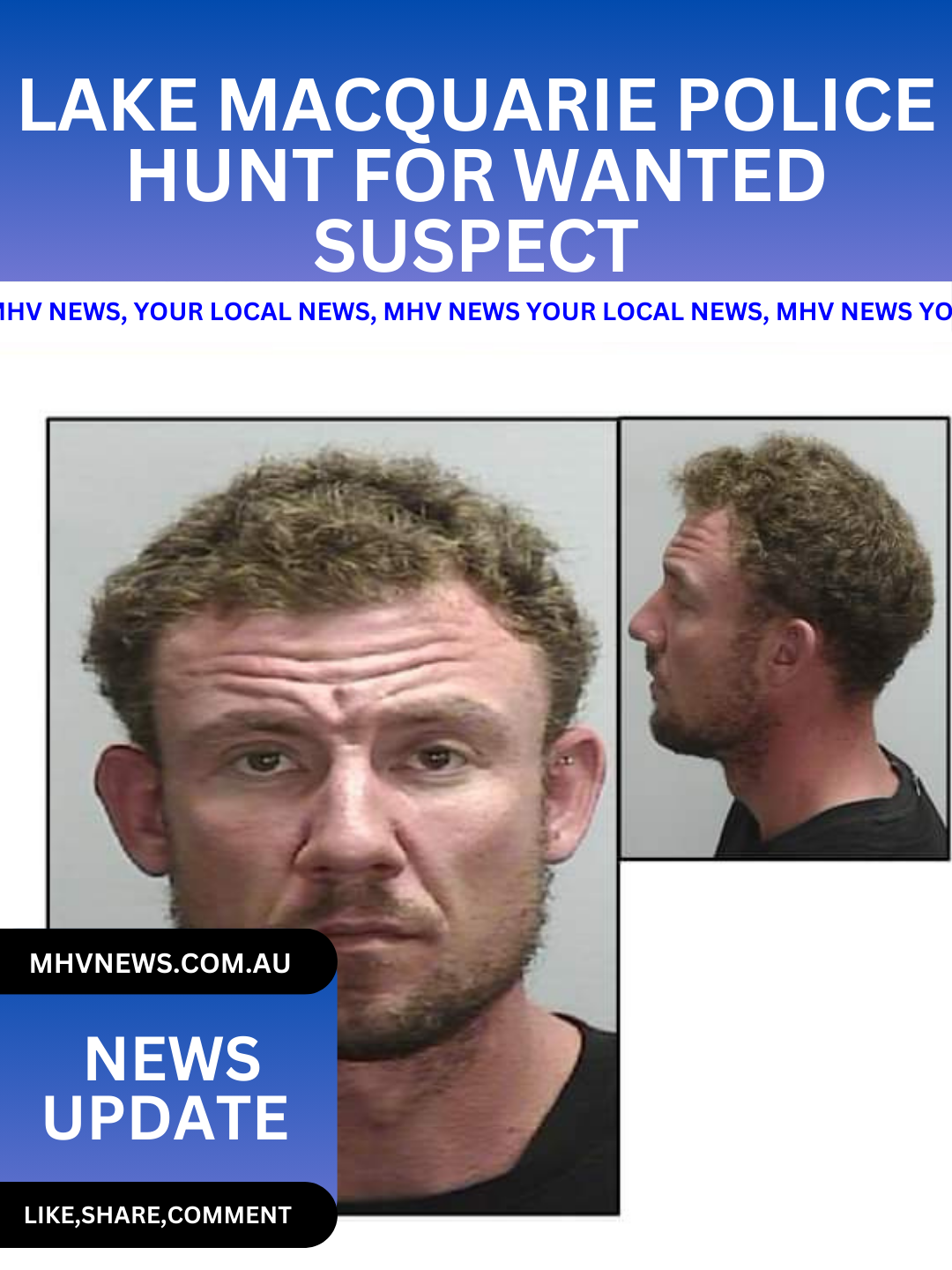 Read more about the article Lake Macquarie Police Hunt for Wanted Suspect