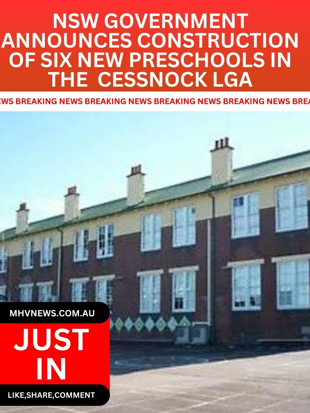 Read more about the article NSW Government Announces Construction of Six New Preschools in The Cessnock LGA
