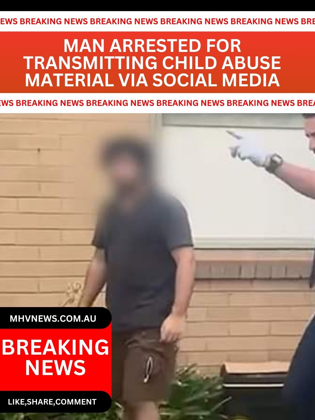 Read more about the article Man Arrested for Transmitting Child Abuse Material via Social Media