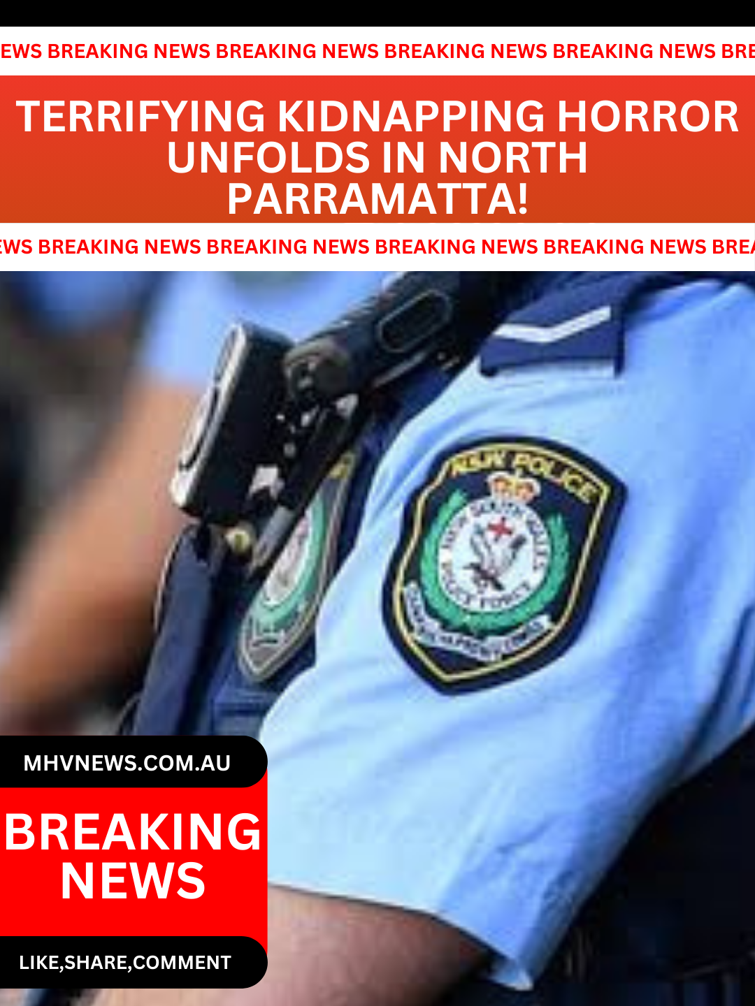 Read more about the article Terrifying Kidnapping Horror Unfolds in North Parramatta!