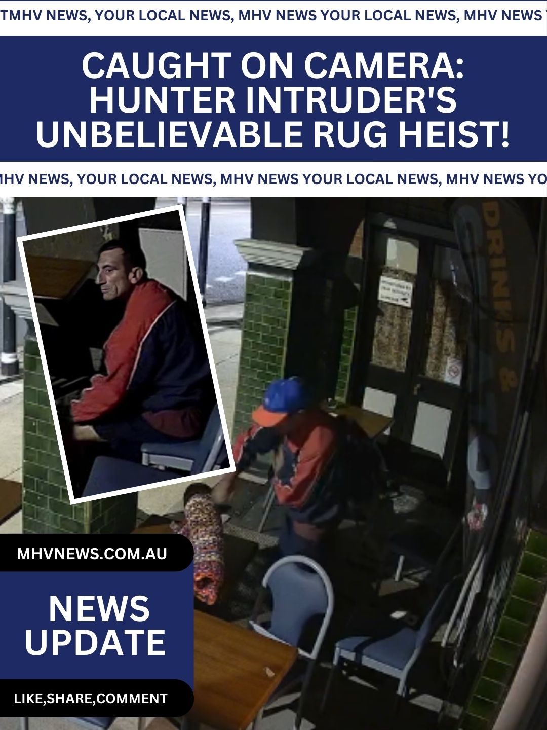 You are currently viewing Caught on Camera: Hunter Intruder’s Unbelievable Rug Heist!