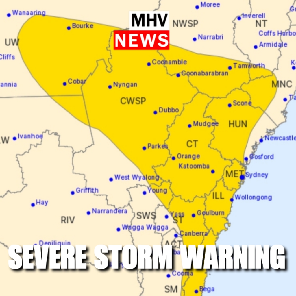 Severe Thunderstorm Warning MHV NEWS