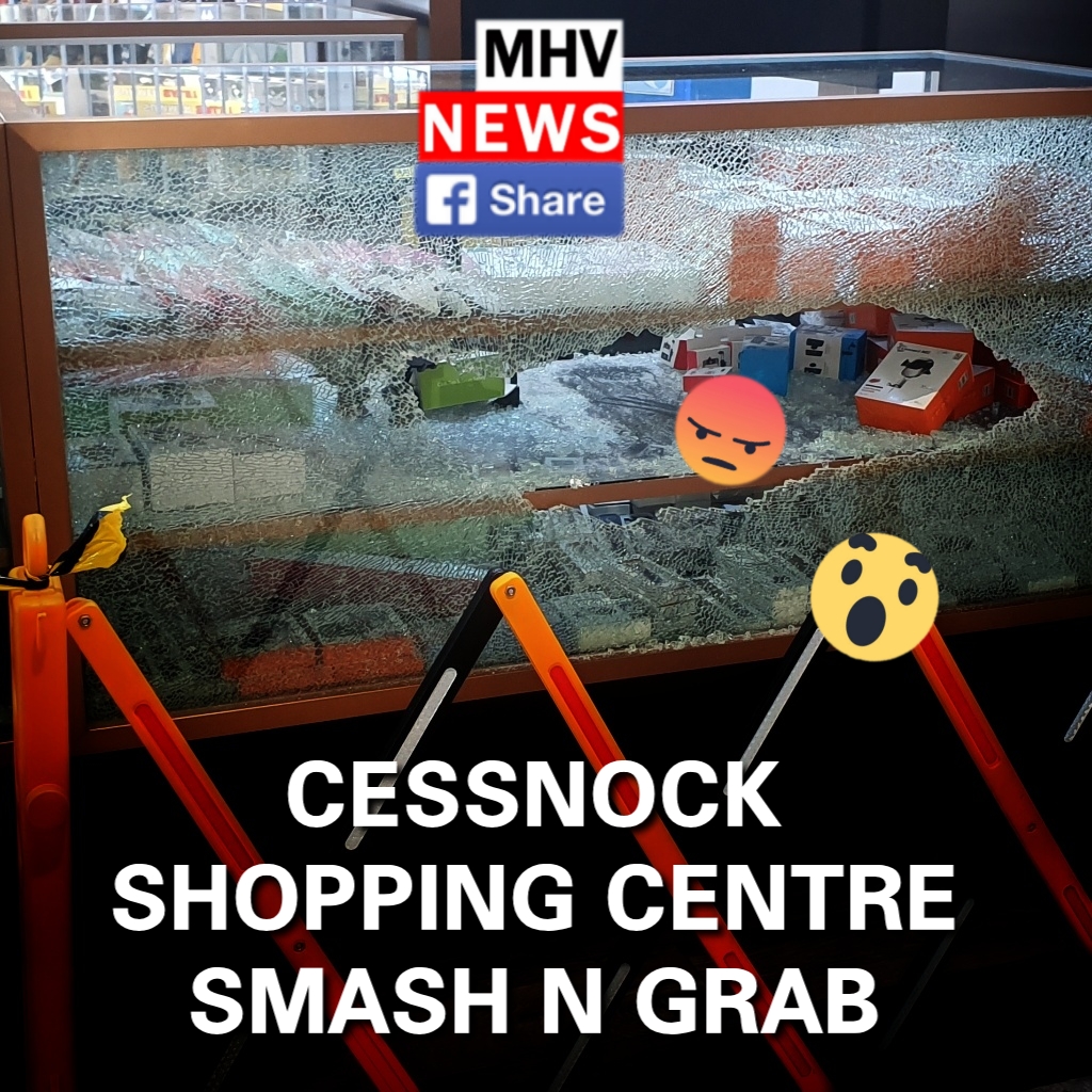 Read more about the article CESSNOCK SHOPPING CENTRE SMASH N GRAB