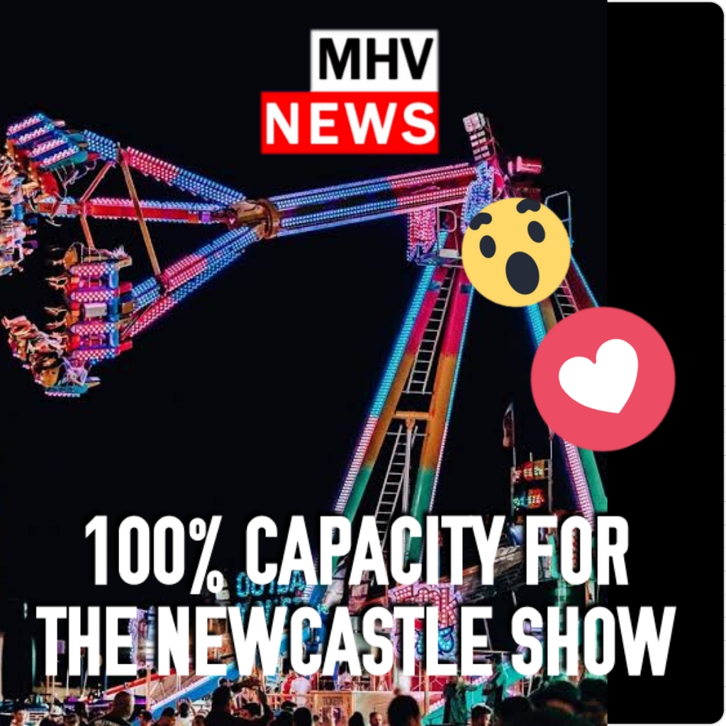 You are currently viewing 100% CAPACITY FOR THE NEWCASTLE SHOW