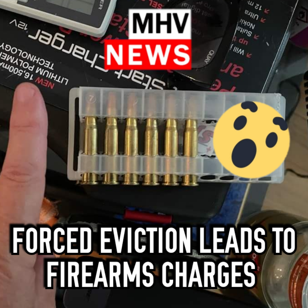 Read more about the article More than a dozen firearms seized during a forced eviction