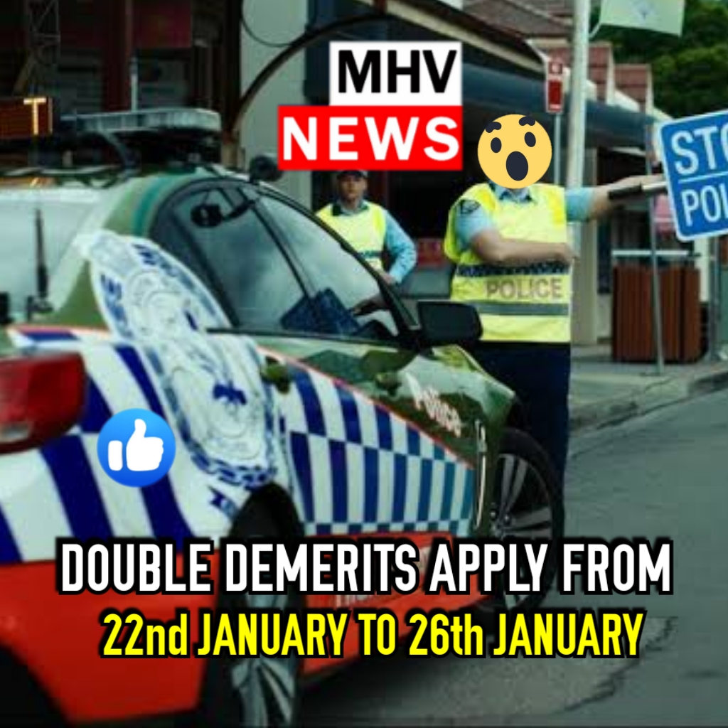 You are currently viewing Double demerits start midnight tonight