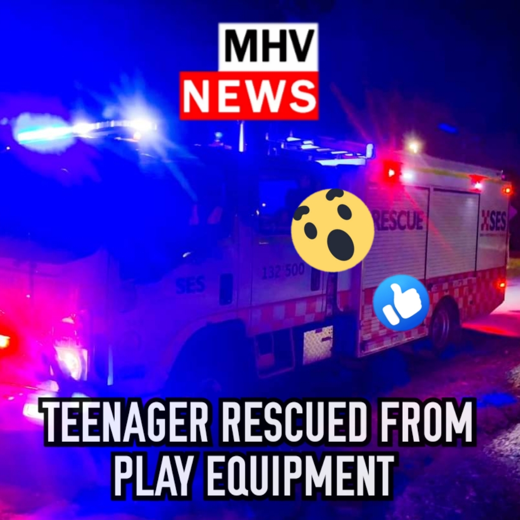 You are currently viewing Teenager rescued after being trapped in play equipment.