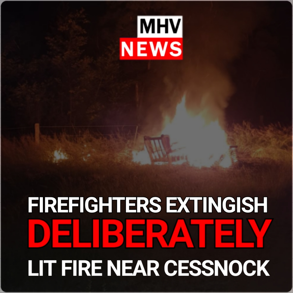 Read more about the article FireFighters Extinguish deliberately lit fire Near Cesnock