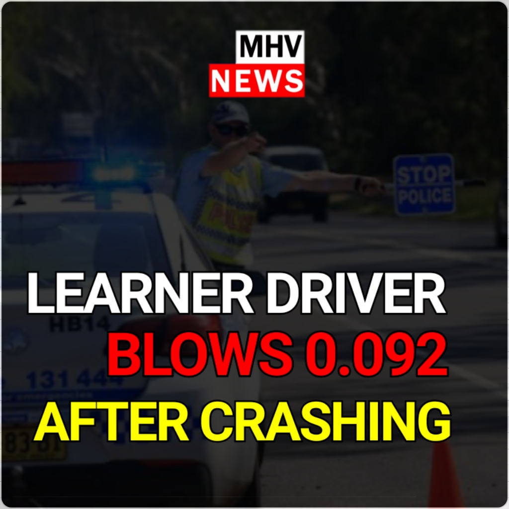 You are currently viewing LEARNER DRIVER BLOWS 0.092 AFTER CRASH