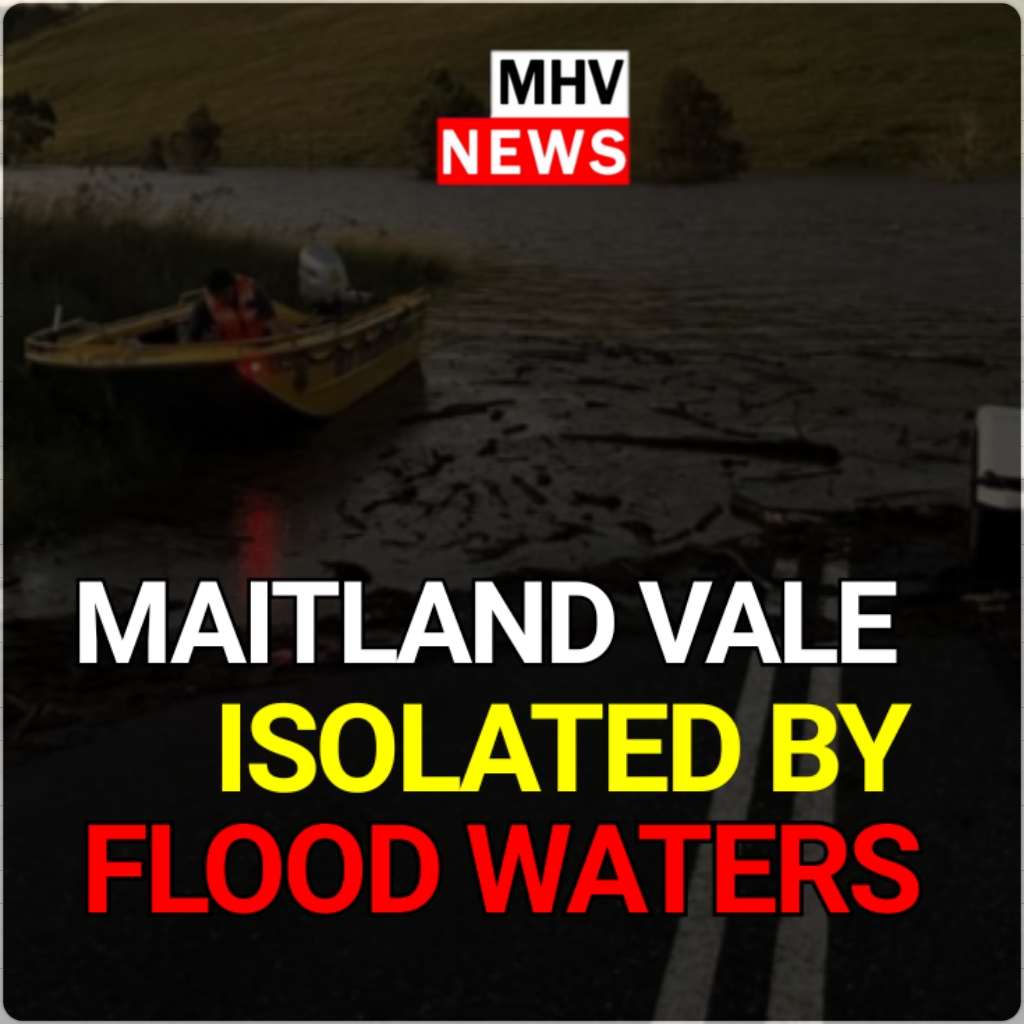 You are currently viewing Maitland Vale completely isolated by flood waters