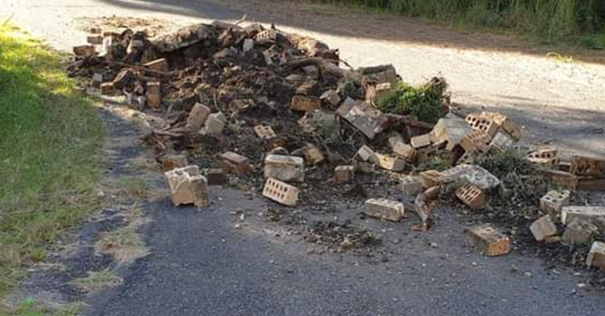 You are currently viewing FIRE STATION ACCESS BLOCKED BY ILLEGAL DUMPING