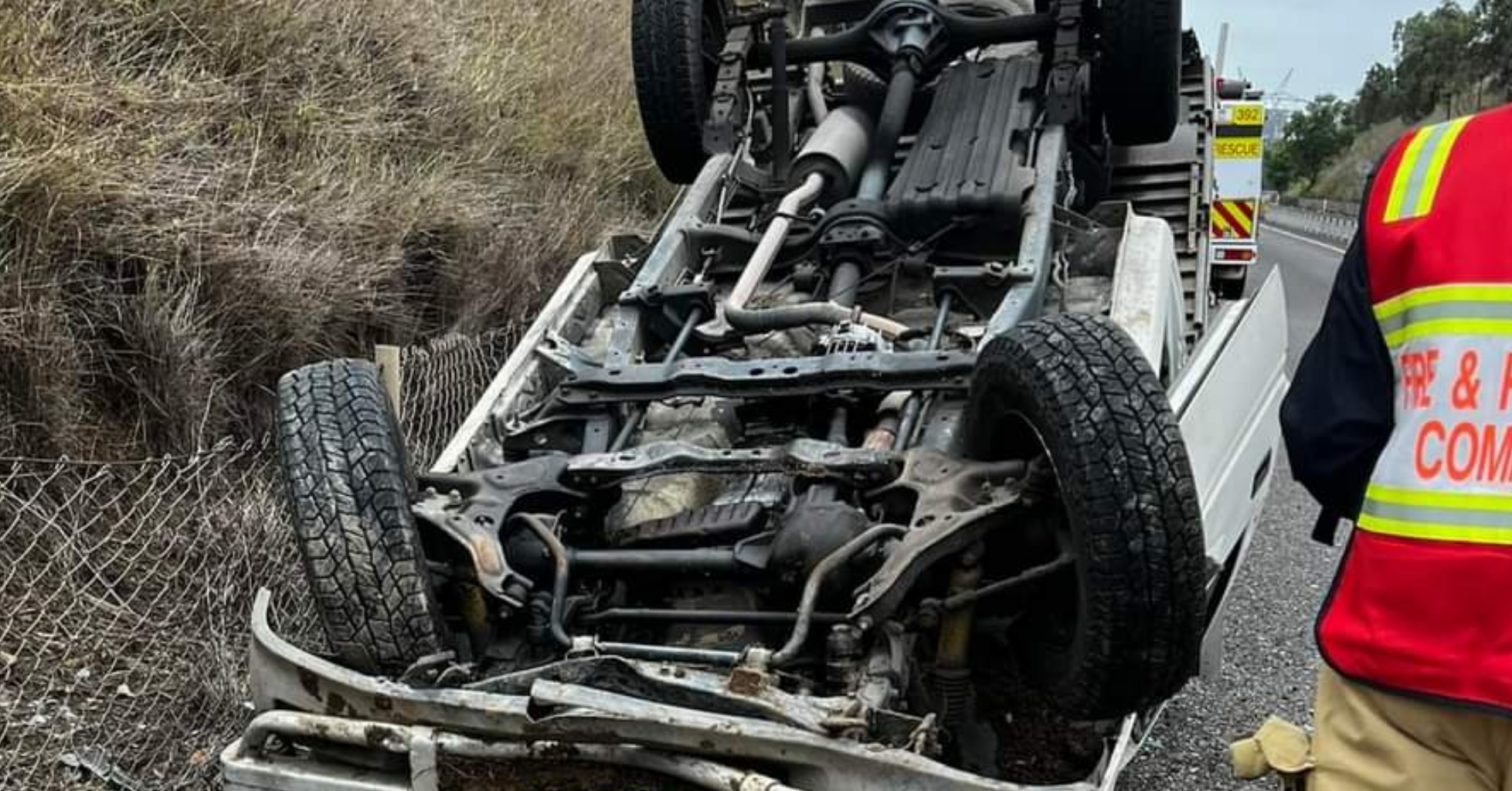 Read more about the article Car Flips on the New England Highway