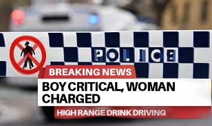 You are currently viewing Eight year old remains in a critical condition,  driver charged with high range drink driving