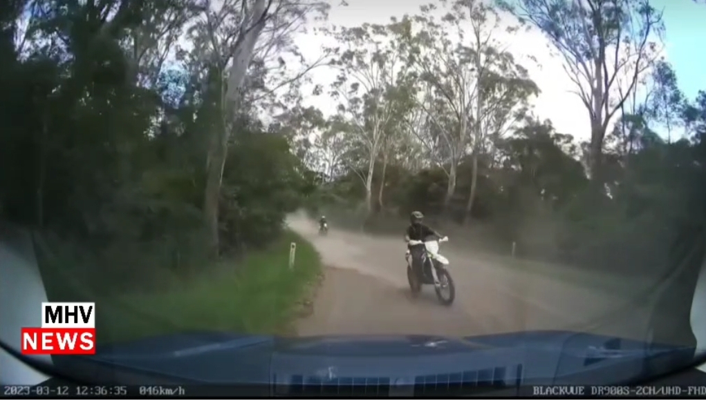 You are currently viewing Dashcam Footage Captures Terrifying Near-Miss with Reckless Dirt Biker