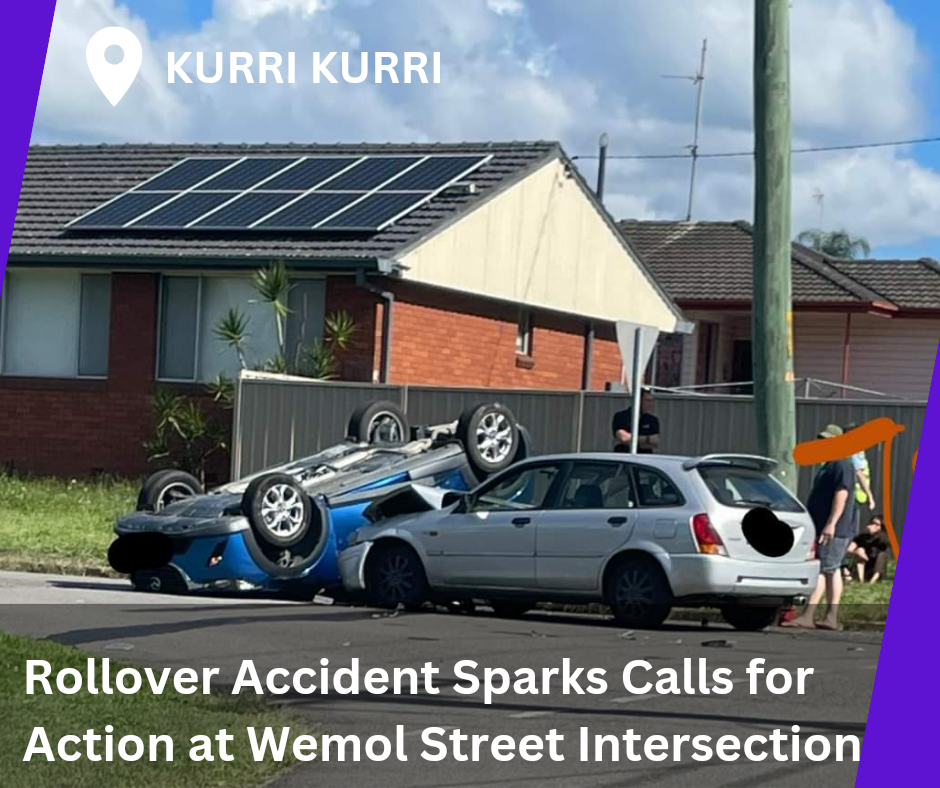 Read more about the article Rollover Accident Sparks Calls for Action at Wemol Street Intersection