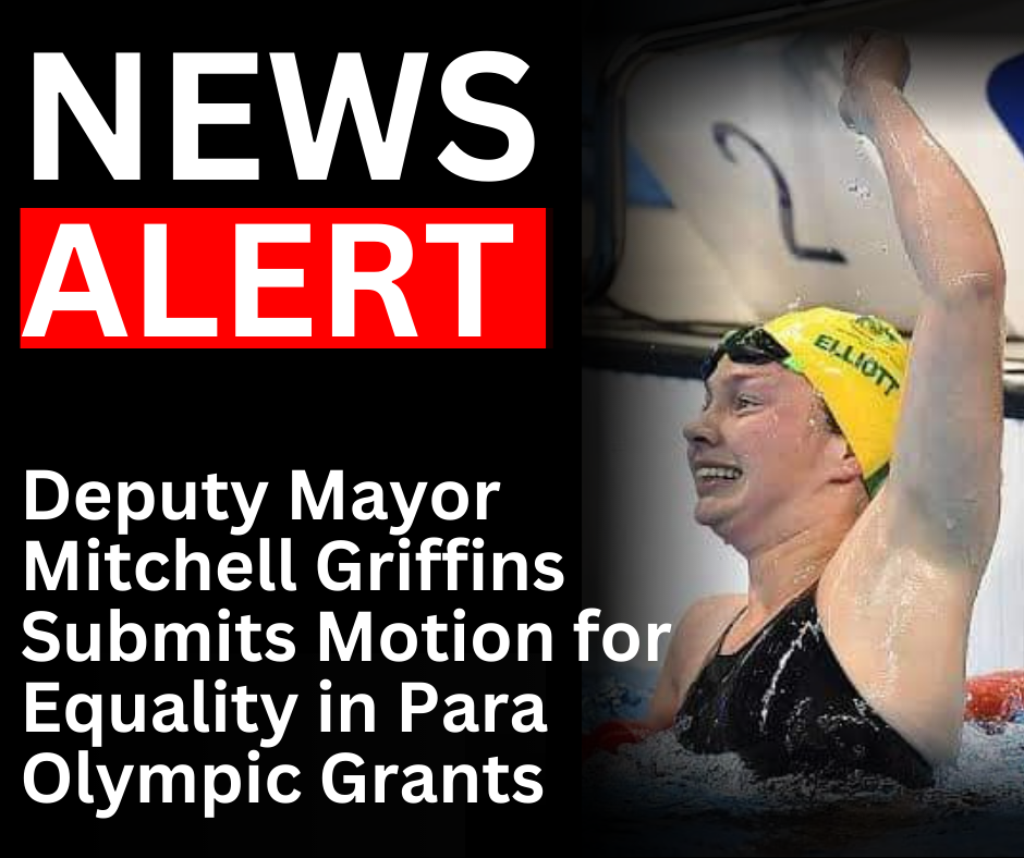 Read more about the article Deputy Mayor Mitchell Griffins Submits Motion for Equality in Para Olympic Grants