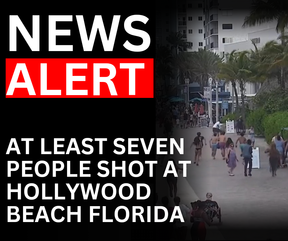 Read more about the article <strong>Breaking News Update: Tragedy Strikes Hollywood Beach as Mass Shooting Leaves Seven Injured, Including Young Children</strong>