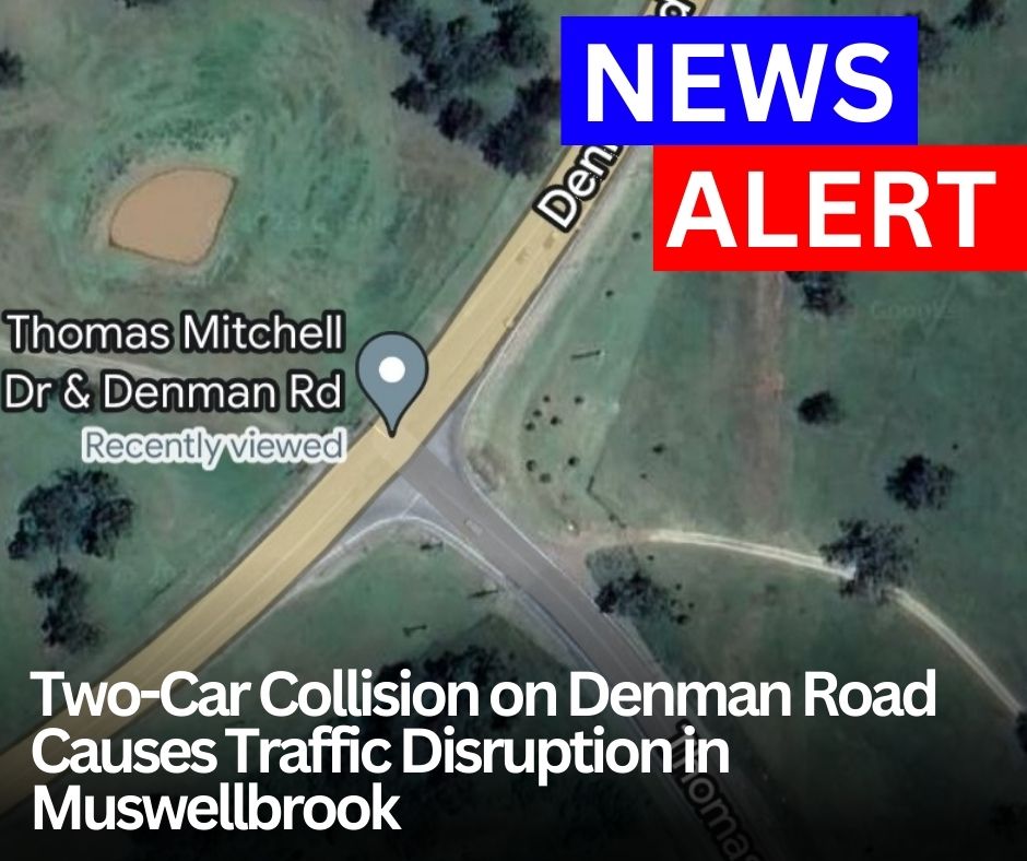 Read more about the article <strong>Two-Car Collision on Denman Road Causes Traffic Disruption in Muswellbrook</strong>