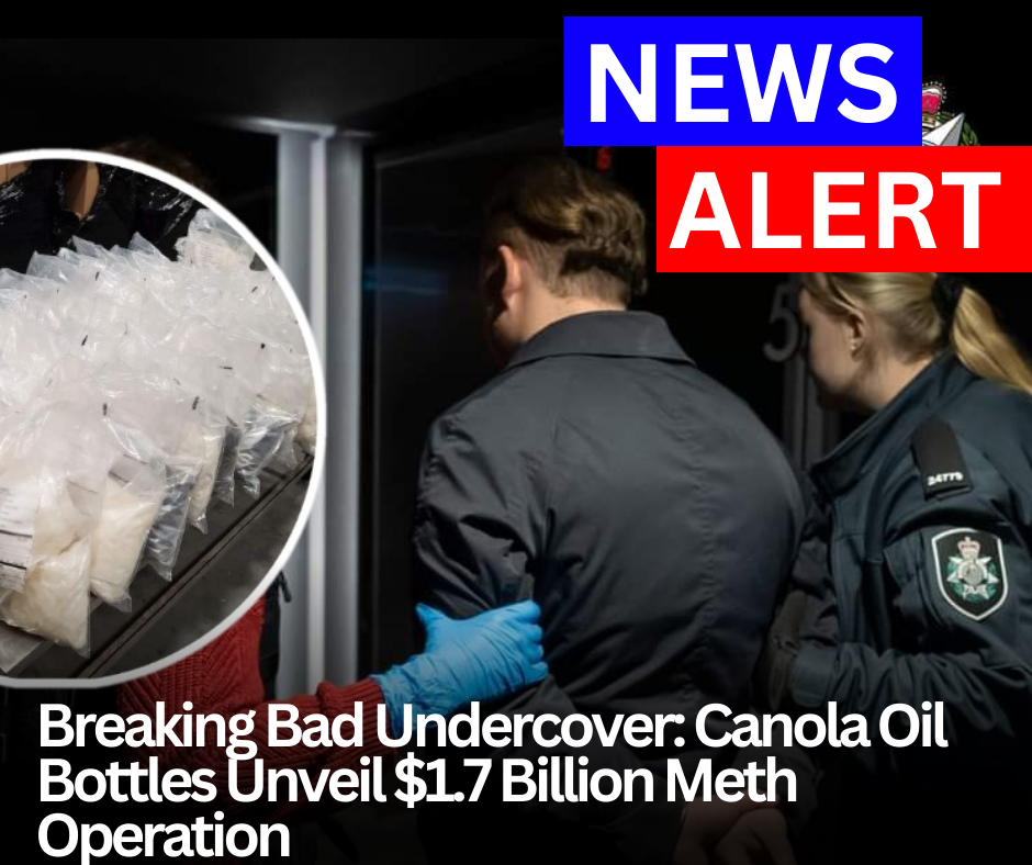Read more about the article Breaking Bad Undercover: Canola Oil Bottles Unveil $1.7 Billion Meth Operation