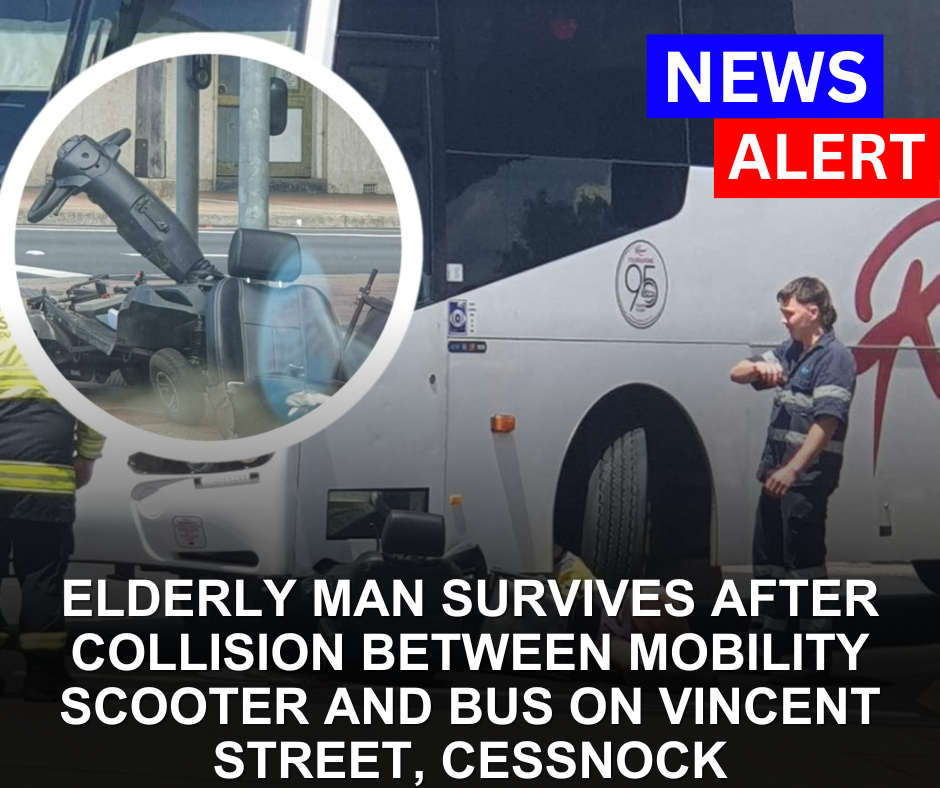You are currently viewing Elderly Man Survives After Collision Between Mobility Scooter and Bus on Vincent Street, Cessnock