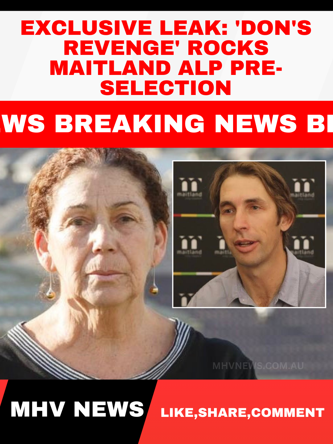 You are currently viewing Exclusive Leak: ‘Don’s Revenge’ Rocks Maitland ALP Pre-Selection