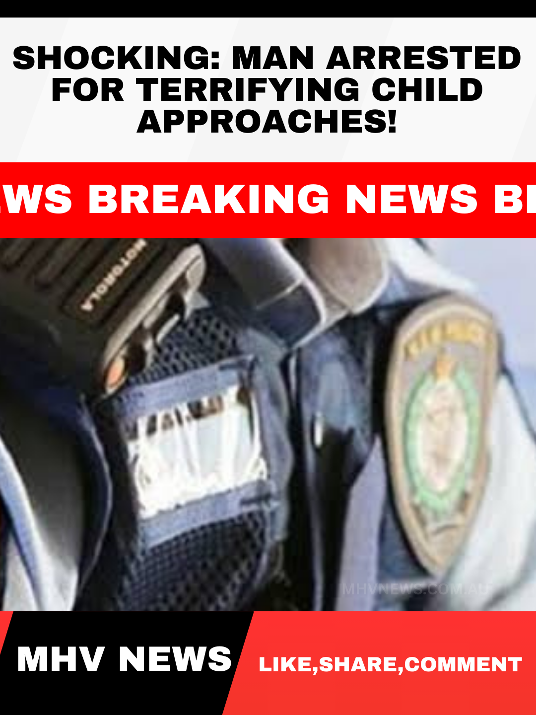 You are currently viewing Shocking: Man Arrested for Terrifying Child Approaches!