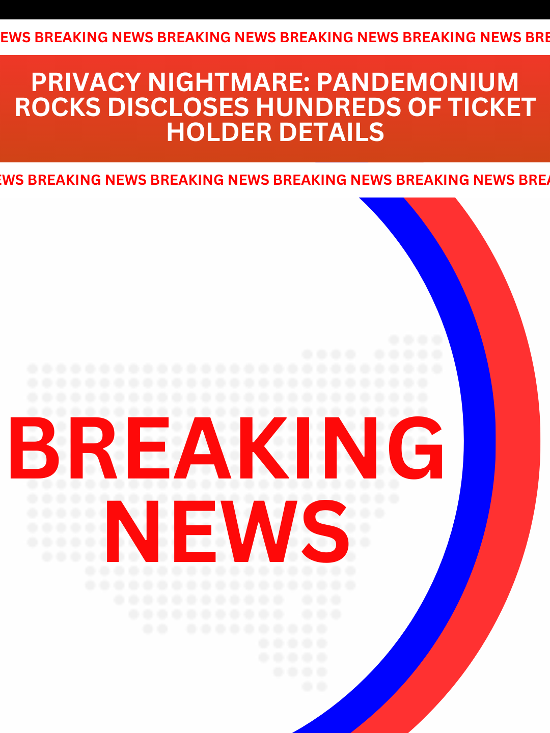Read more about the article Privacy Nightmare: Pandemonium Rocks Discloses Hundreds of Ticket Holder Details