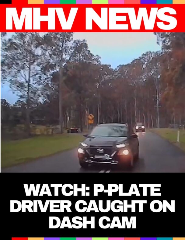 P-Plate Driver Caught on Dash Cam