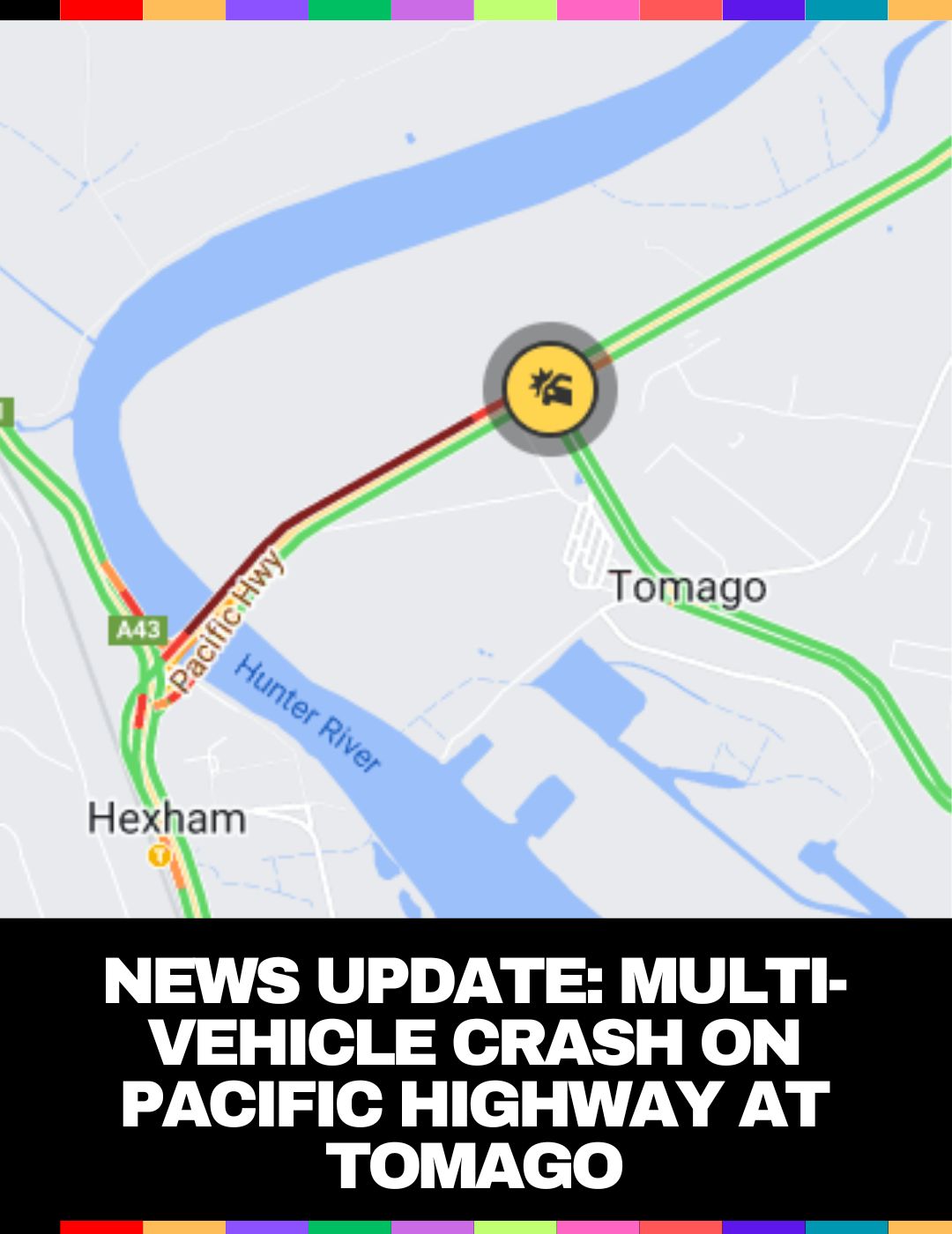 News Update: Multi-Vehicle Crash on Pacific Highway at Tomago
