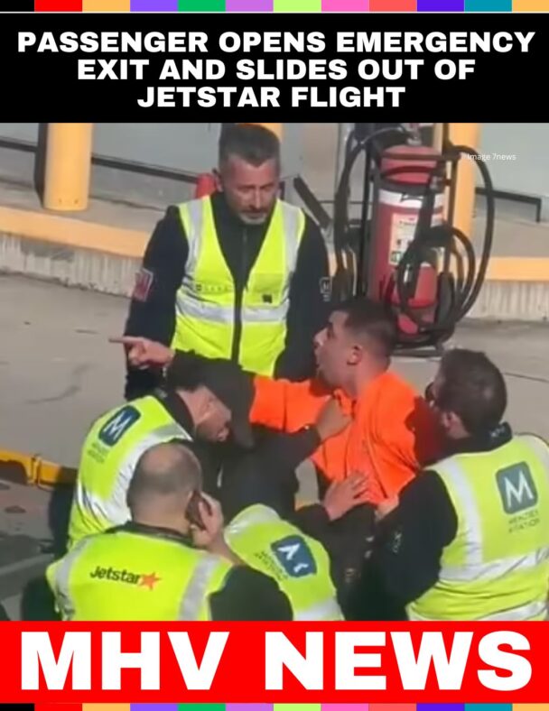 Passenger Opens Emergency Exit and Slides Out of Jetstar Flight After Landing in Melbourne
