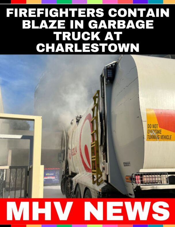 Firefighters Contain Blaze in Garbage Truck at Charlestown