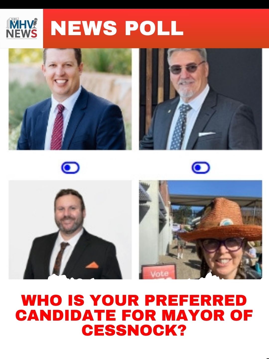 Who is your preferred candidate for Mayor of Cessnock?
