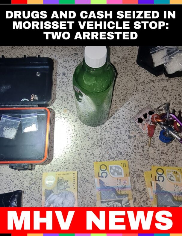Drugs and Cash Seized in Morisset Vehicle Stop: Two Arrested