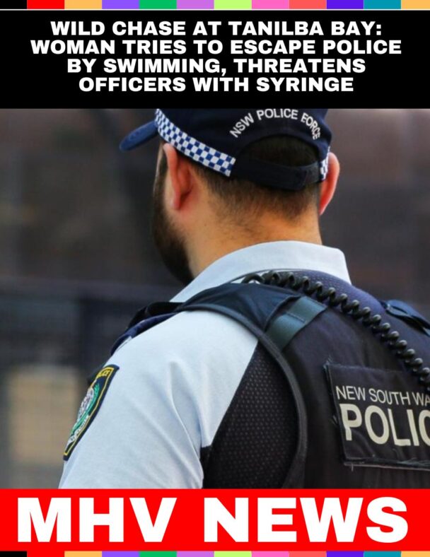 Wild Chase at Tanilba Bay: Woman Tries to Escape Police by Swimming, Threatens Officers with Syringe